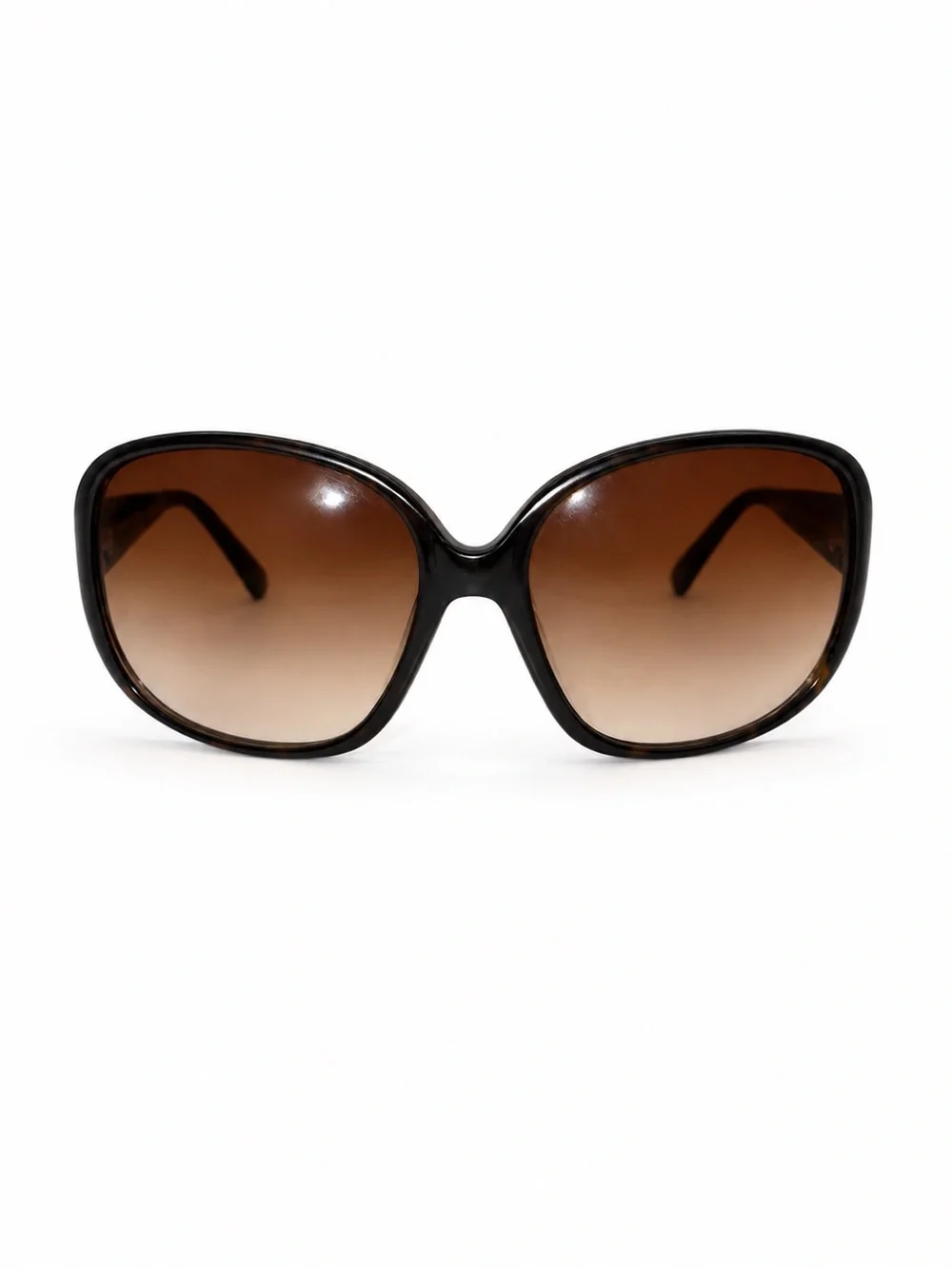 Marc Jacobs Brown Gradient Lens Tortoiseshell Sunglasses with Gold Accents